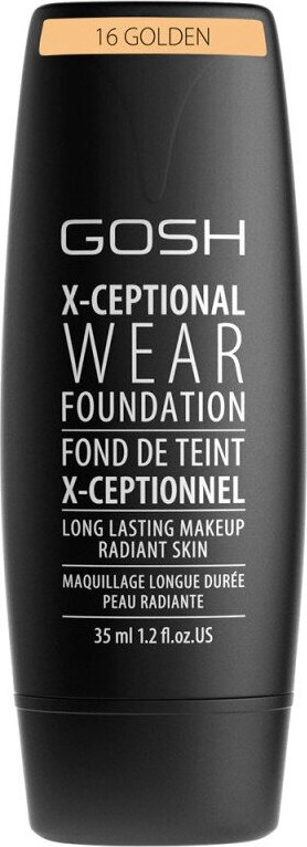 Тональный крем для лица «X-Ceptional Wear», оттенок 16 Golden | Gosh