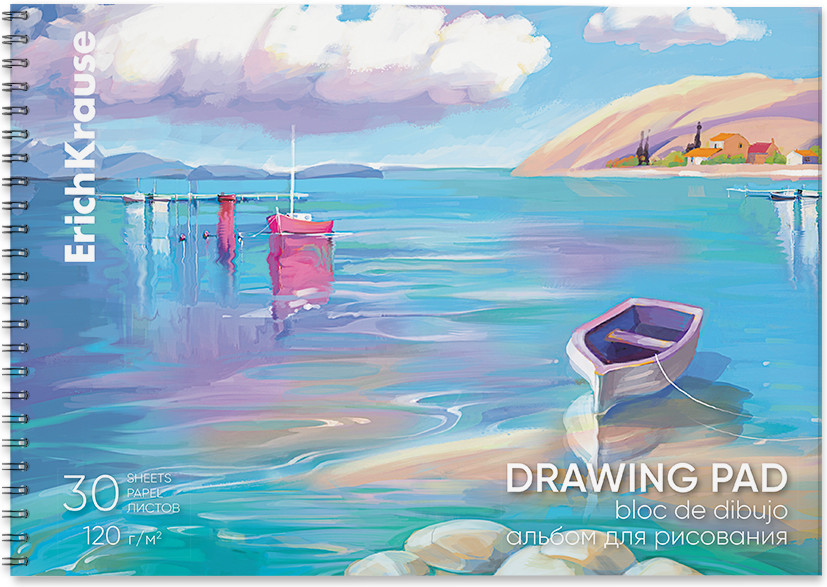 Альбом для рисования с пластиковой обложкой | Art Spirit | Erich Krause