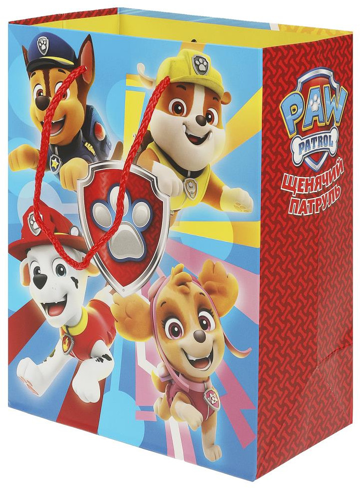 Пакет подарочный | Щенячий патруль | Чудо праздник