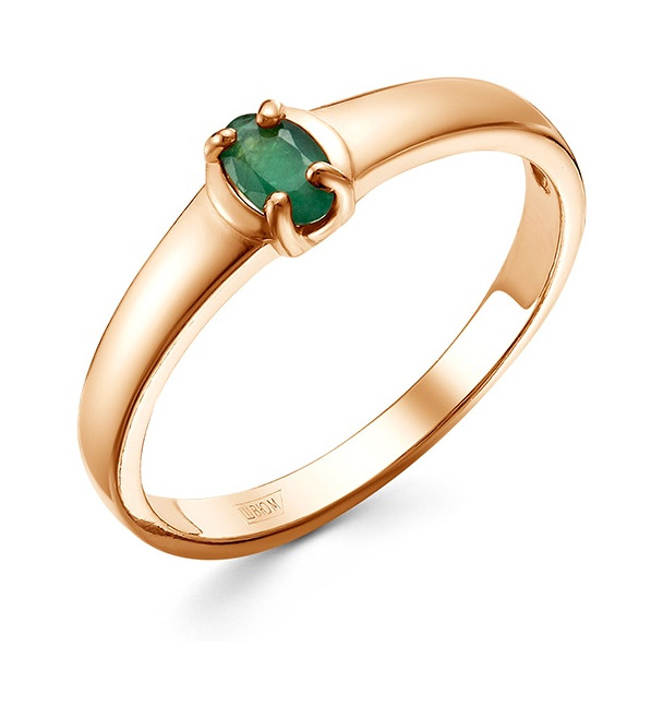 Кольцо из серебра с изумрудом | Family Jewelry