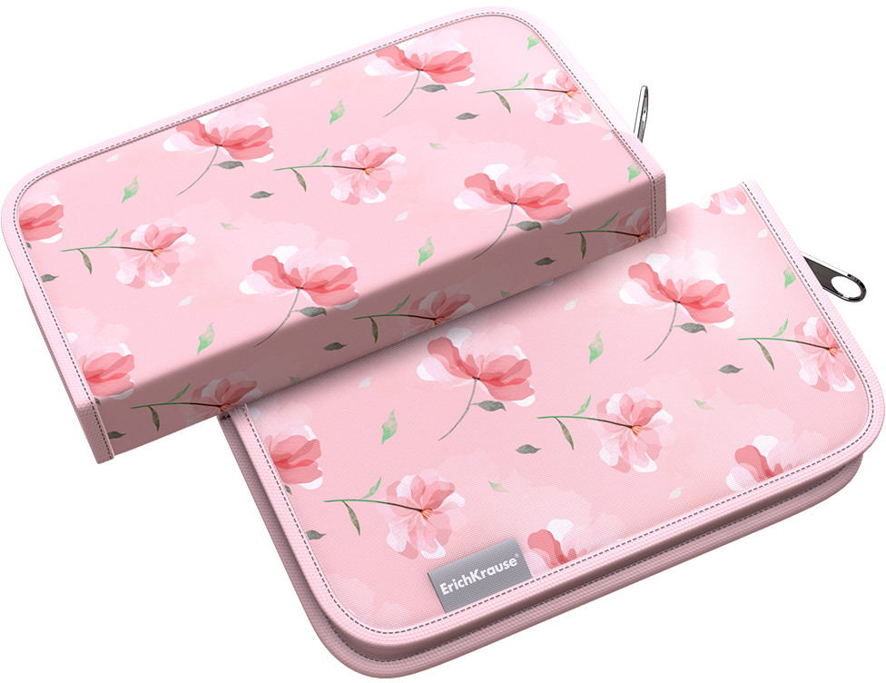Пенал-книжка | Peachy flowers | Erich Krause