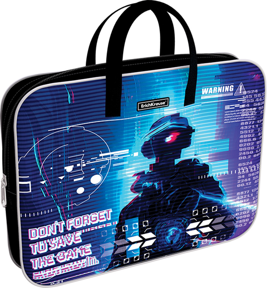 Папка текстильная | Cyber Game | Erich Krause