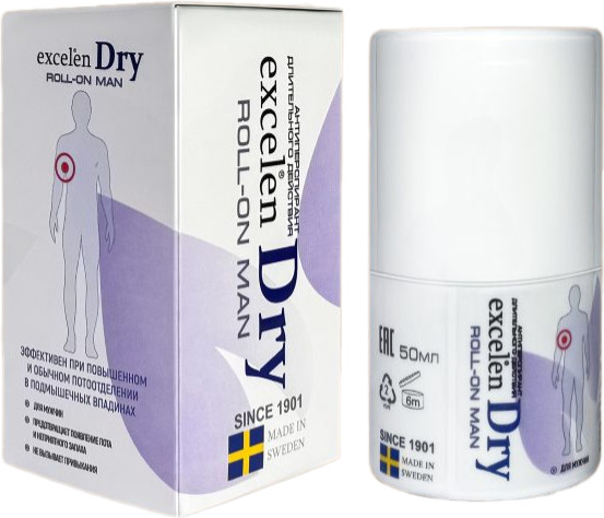 Антиперспирант длительного действия «Roll-on Man» | Excelen Dry