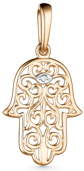 Подвеска из золота с бриллиантом | Family Jewelry