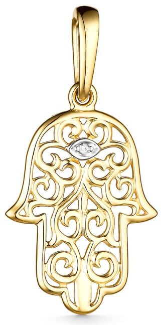 Подвеска из золота с бриллиантом | Family Jewelry