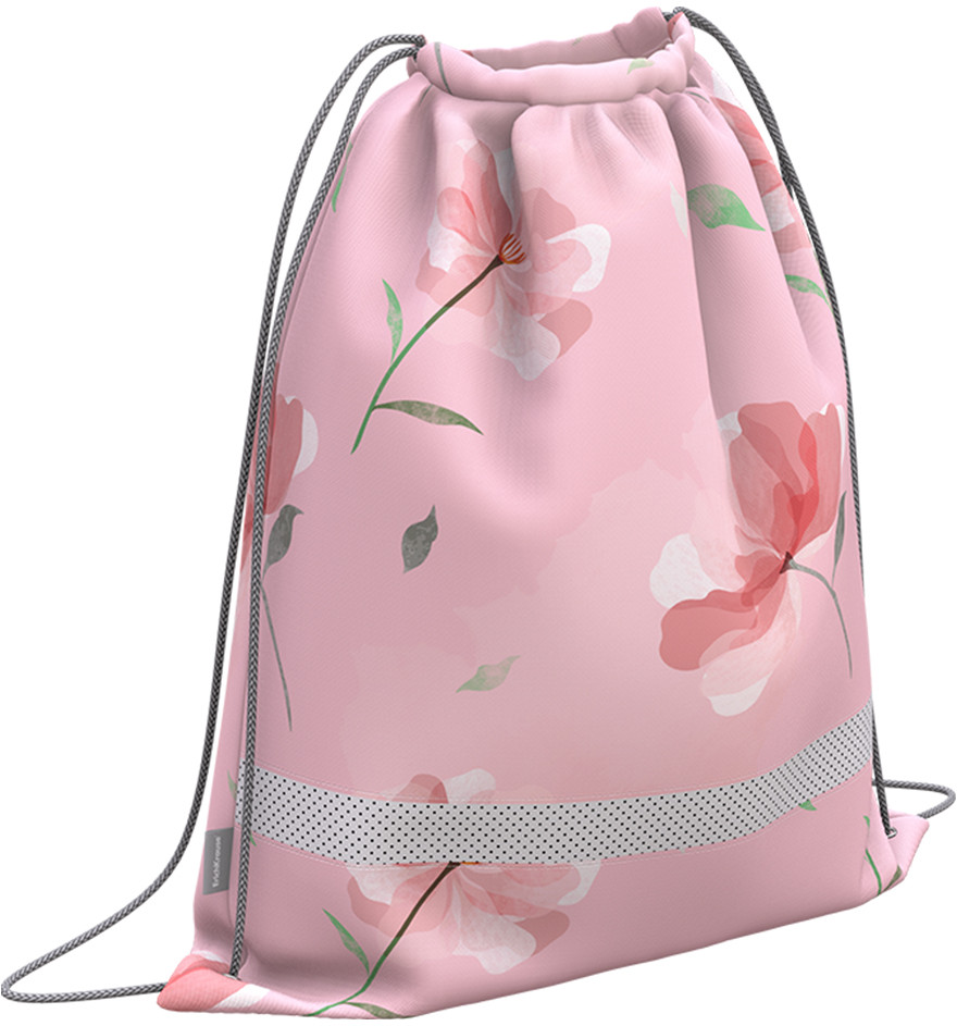 Мешок для обуви с вентиляцией | Peachy flowers | Erich Krause