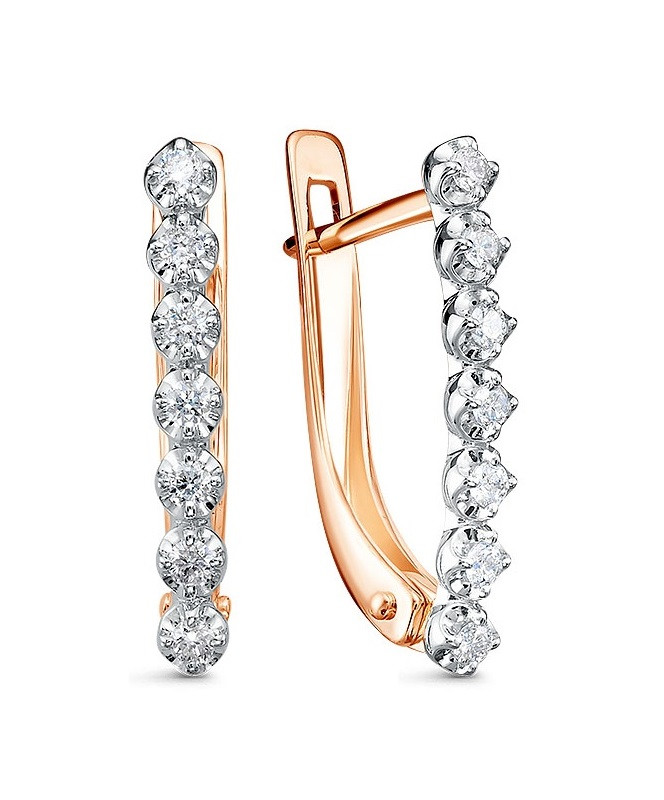 Серьги из золота с бриллиантами | Family Jewelry