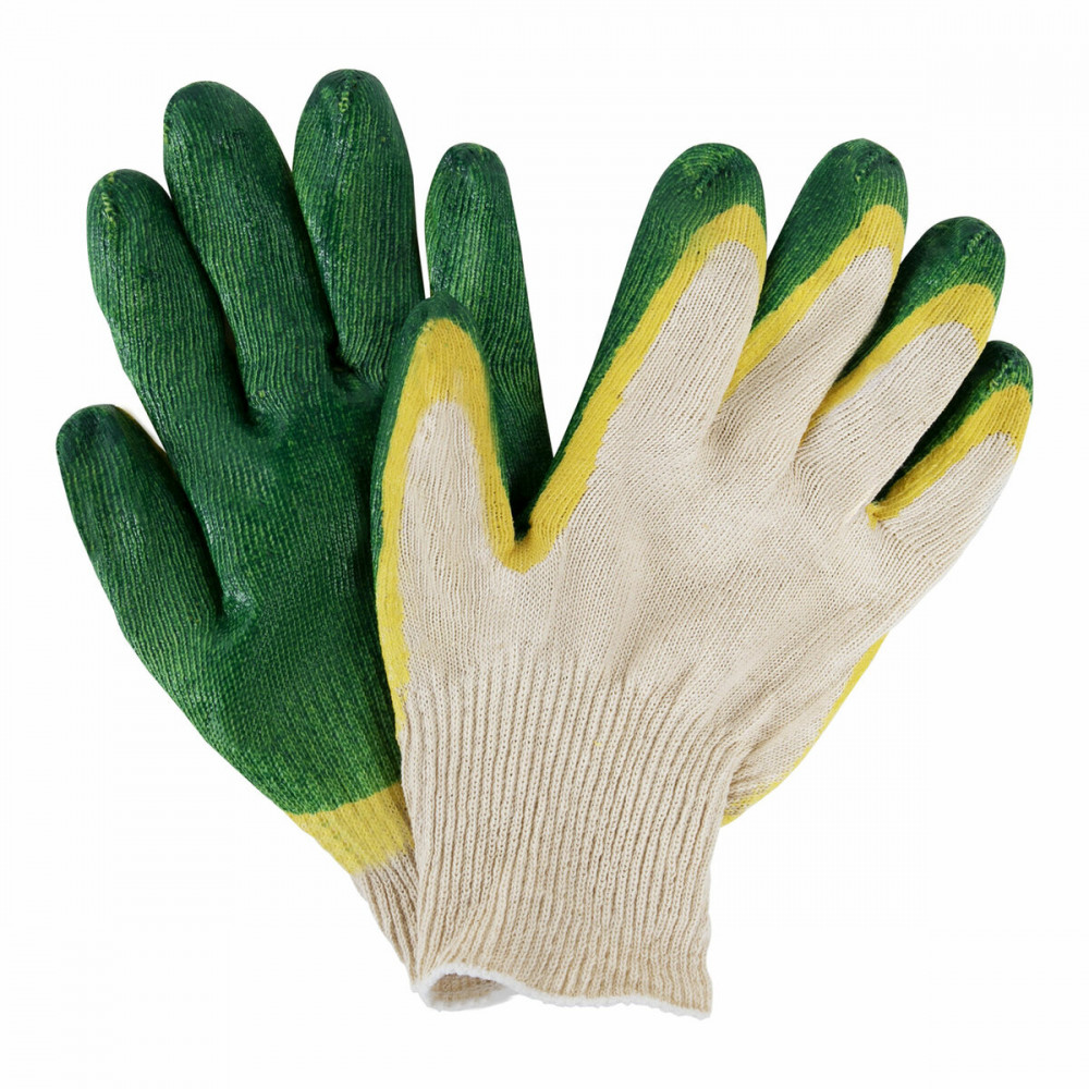 Комплект перчаток хлопчатобумажных износостойких с двойным обливом | Laima