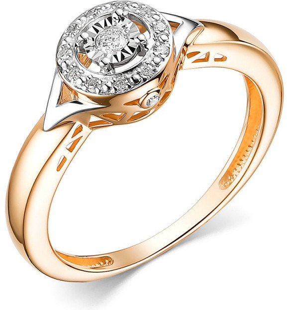 Кольцо из золота с бриллиантами | Family Jewelry