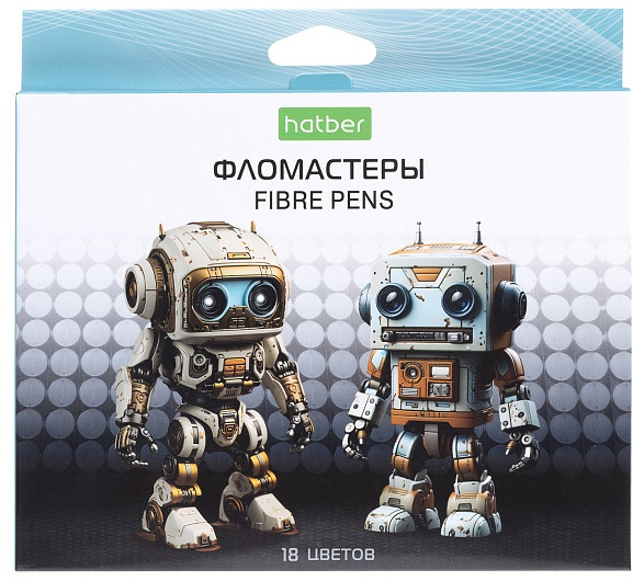 Набор фломастеров «Робо» | Hatber