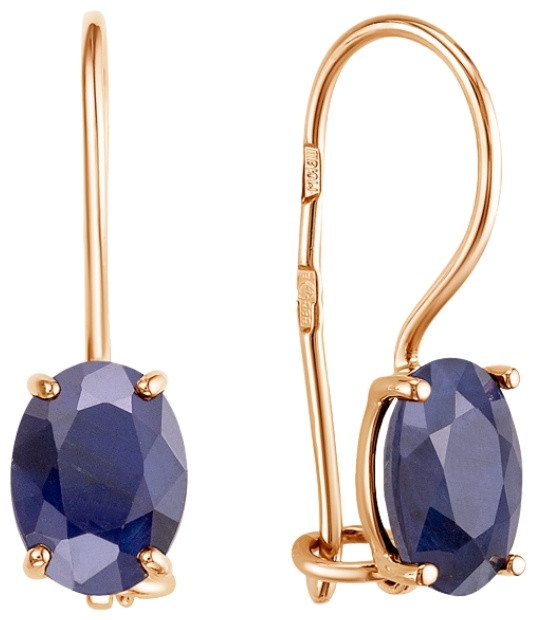 Серьги из золота с сапфирами | Family Jewelry
