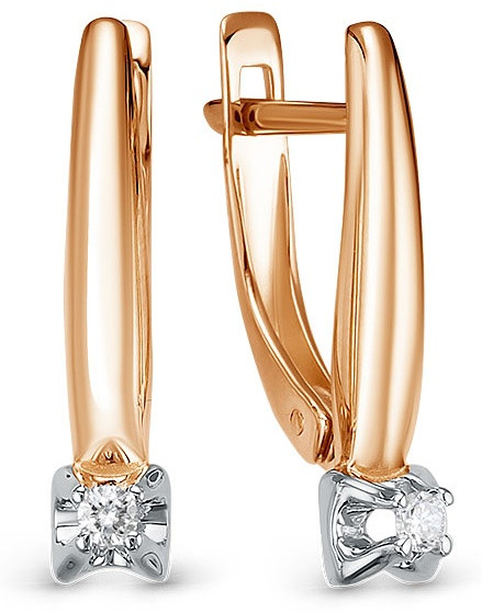 Серьги из золота с бриллиантами | Family Jewelry