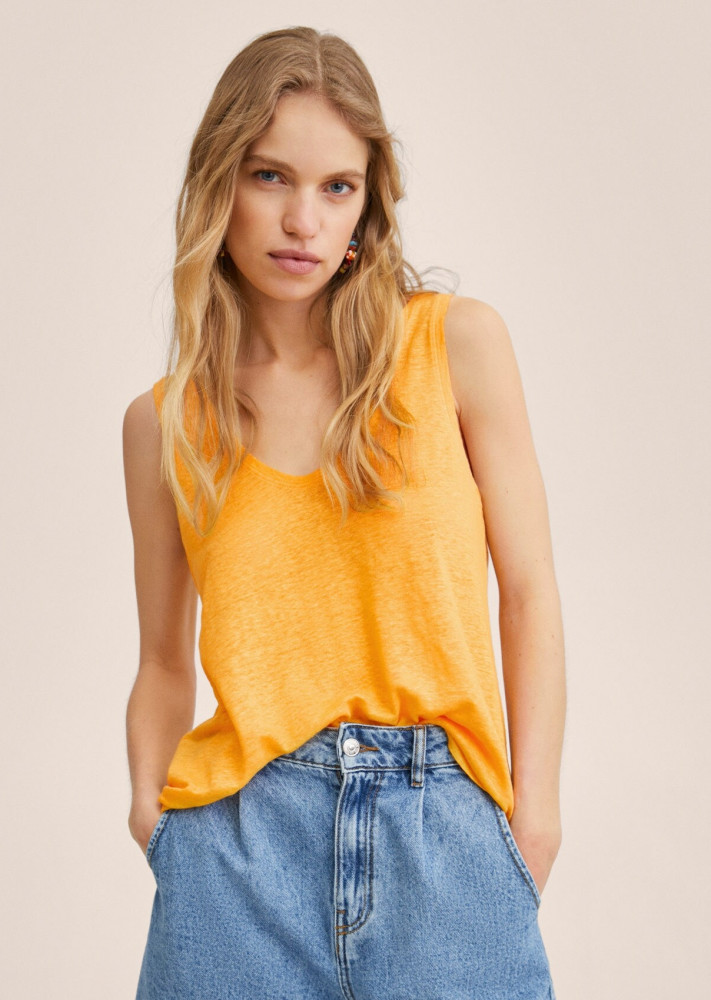 Топ-майка женский | MANGO