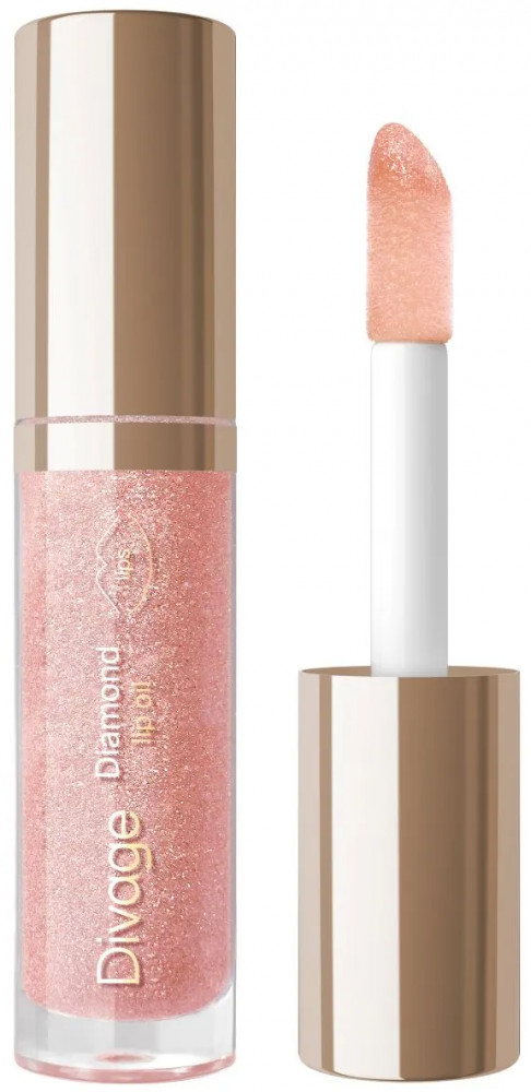 Масло для губ сияющее «Lip Oil», тон 02 Персиковый | Divage