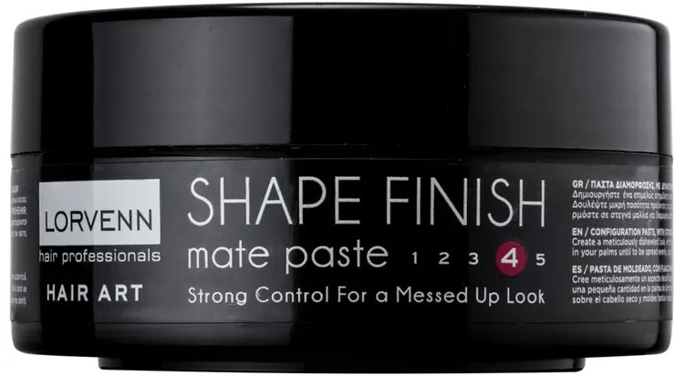 Паста для волос моделирующая сильной фиксации «Shape Finish Mat Paste» | Hair Art | Lorvenn Hair Professionals
