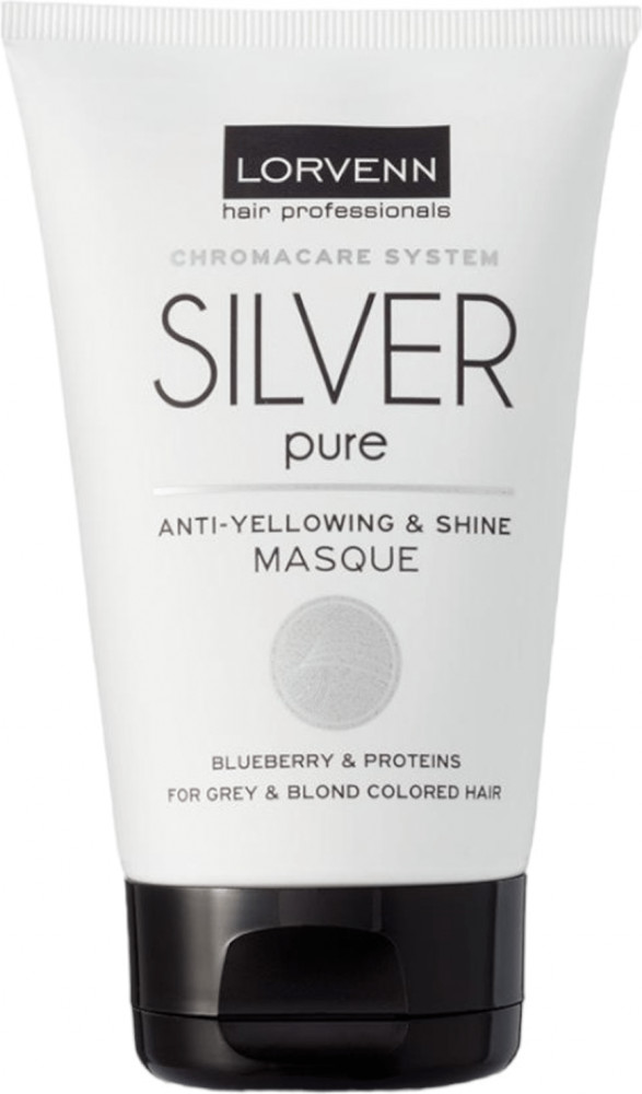 Маска для блондированных волос «Anti-Yellowing & Shine Masque» | Silver Pure | Lorvenn Hair Professionals