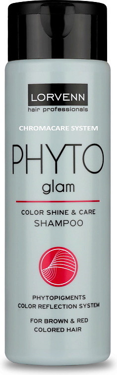 Шампунь для волос окрашенных в коричневый и красный цвет «Phyto Glam» | Lorvenn Hair Professionals
