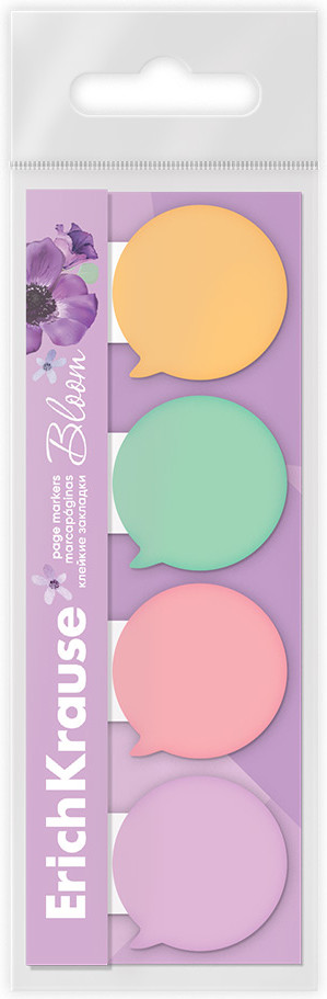 Закладки клейкие | Pastel Bloom | Erich Krause