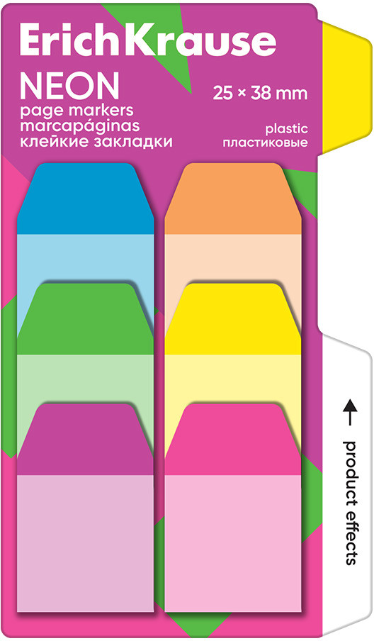 Закладки клейкие | Neon | Erich Krause