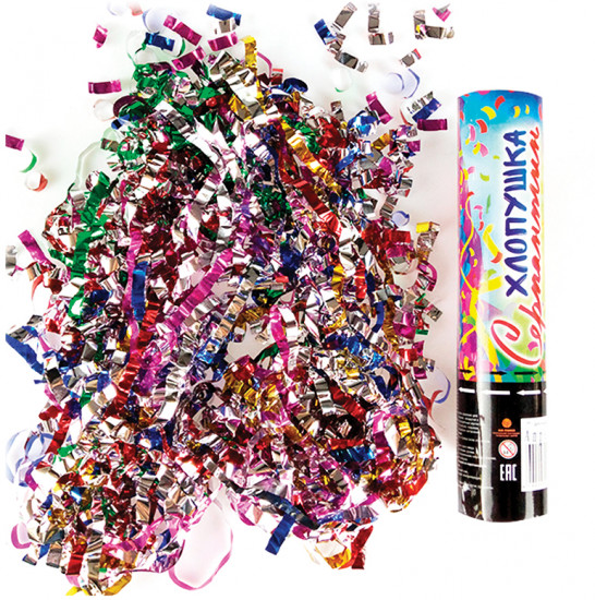 Хлопушка пневматическая «Серпантин»