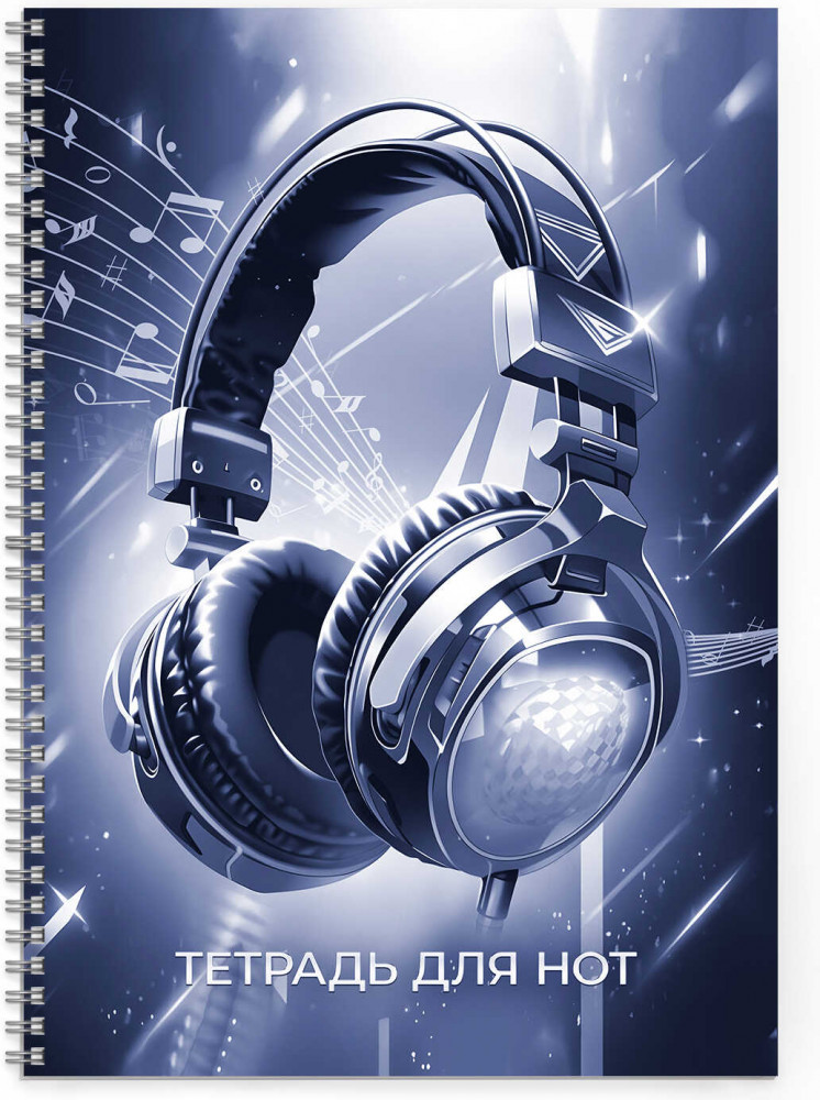 Тетрадь для нот «Кристальный звук» | Феникс +
