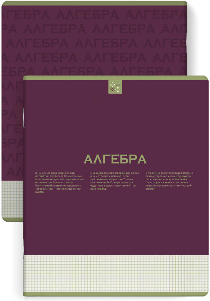 Тетрадь предметная «Алгебра» | Нескучная классика | Феникс +