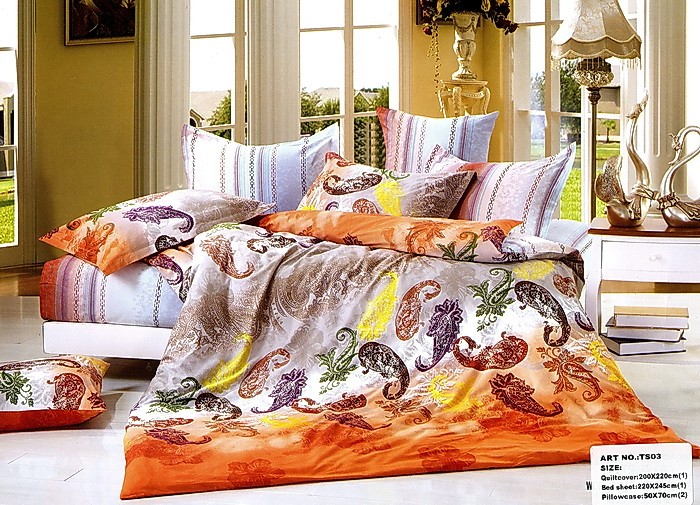 Комплект постельного белья «Tango» (арт. cs904-2-50, 2-спальный, сатин, 2 наволочки 50х70) | ТекстильГрупп