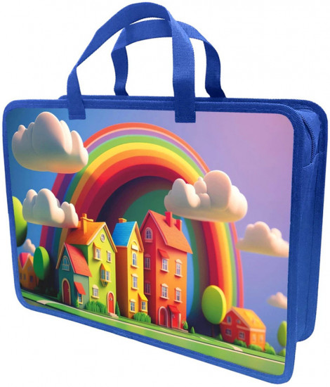 Папка-портфель «Сказочные домики»