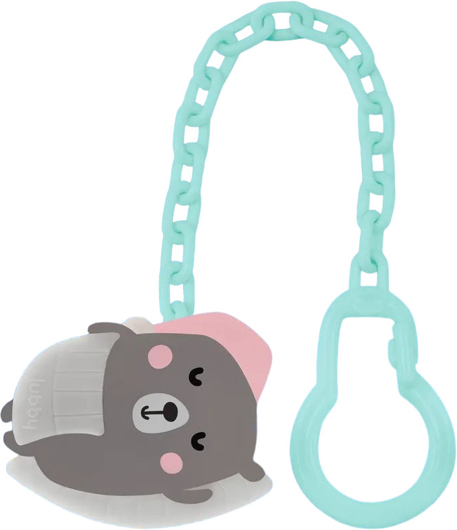 Медведь клипса д/соски-пустышки | Lubby