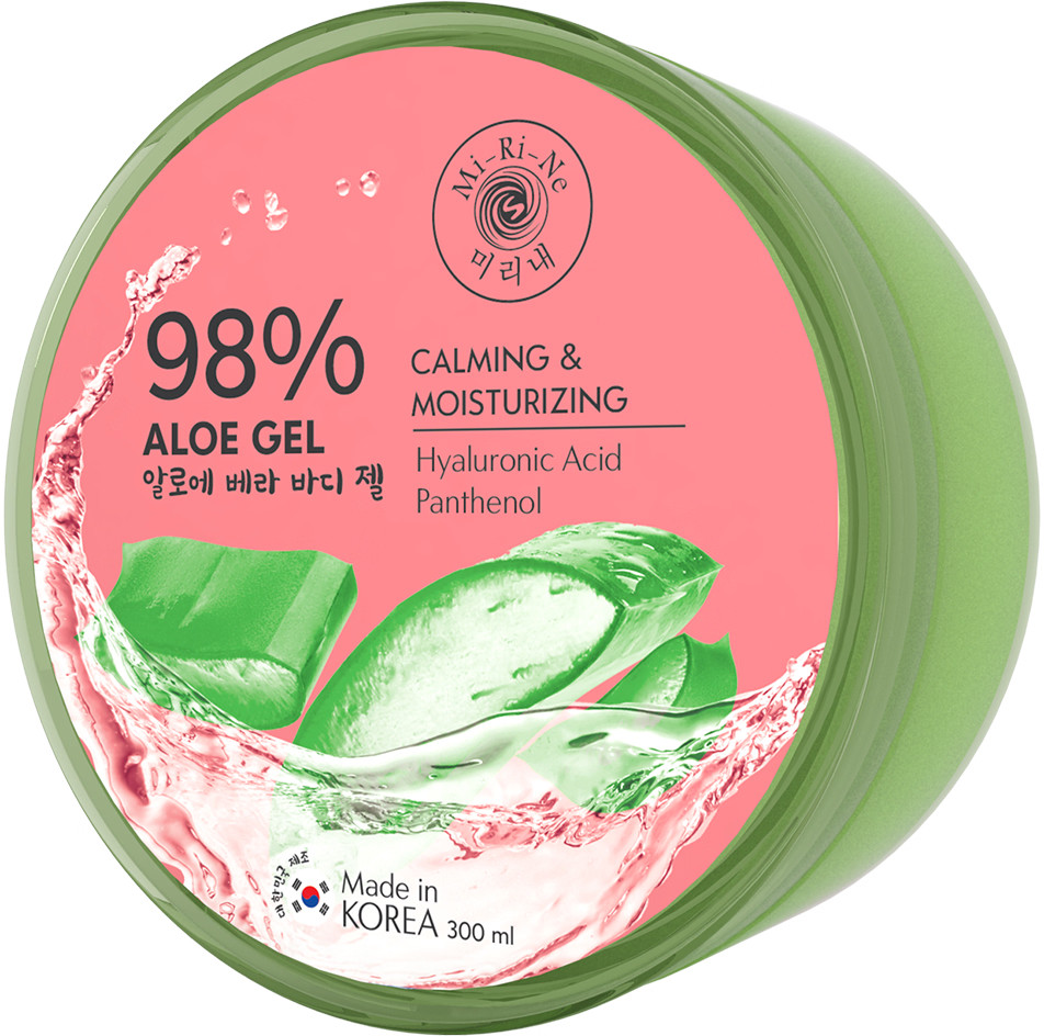 Гель увлажняющий для тела «98% алоэ вера с гиалуроновой кислотой и пантенолом» | Mi-Ri-Ne