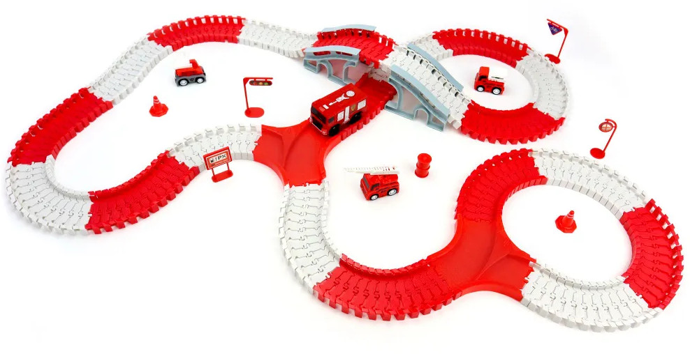 Трасса с машинкой на батарейке «Пожарная команда» | ND Play