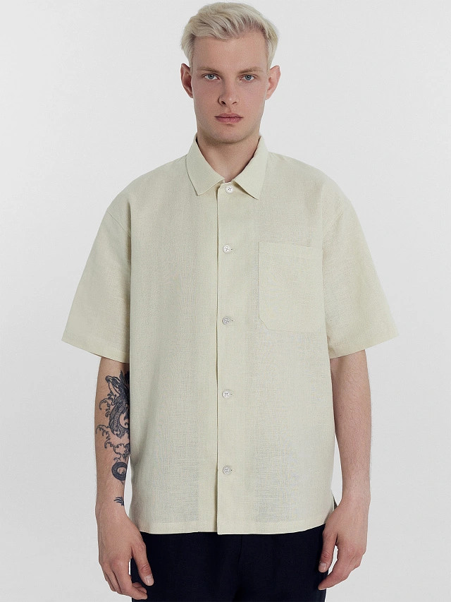 Рубашка мужская | Льняная коллекция | Mark Formelle