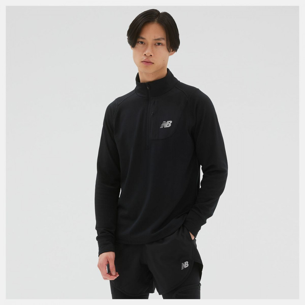 Толстовка мужская NB Heat Grid Half Zip | New Balance