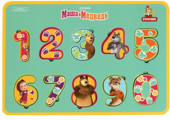 Рамка-вкладыш «Маша и Медведь» | Буратино