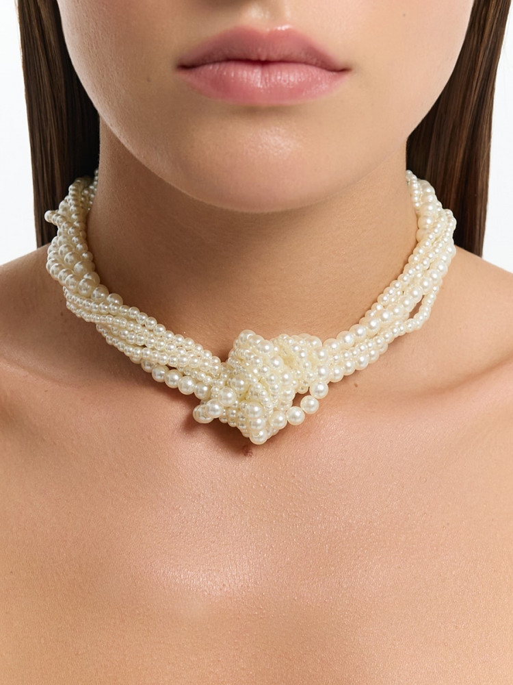 Колье-чокер многослойный | LOVE REPUBLIC