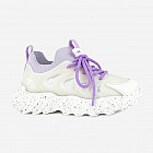 белый-сиреневый