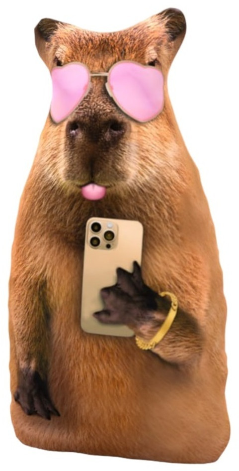 Игрушка-антистресс «Капибара в розовых очках» | Лидер