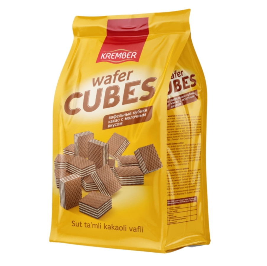Вафли какао с молочным вкусом «Cubes» | Krember