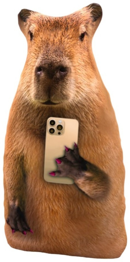 Игрушка-антистресс «Капибара с телефоном» | Лидер