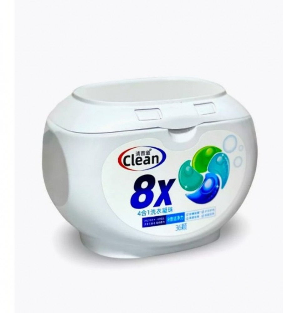 Капсулы для стирки с кондиционером | Clean 8x