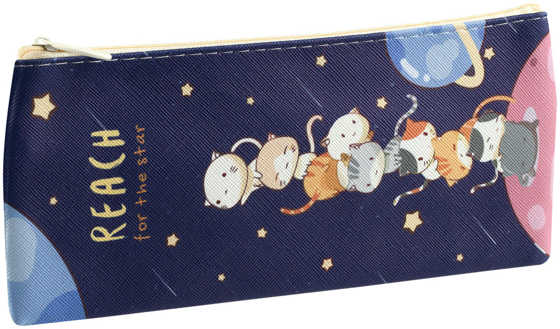 Пенал мягкий «Space cats» | Meshu