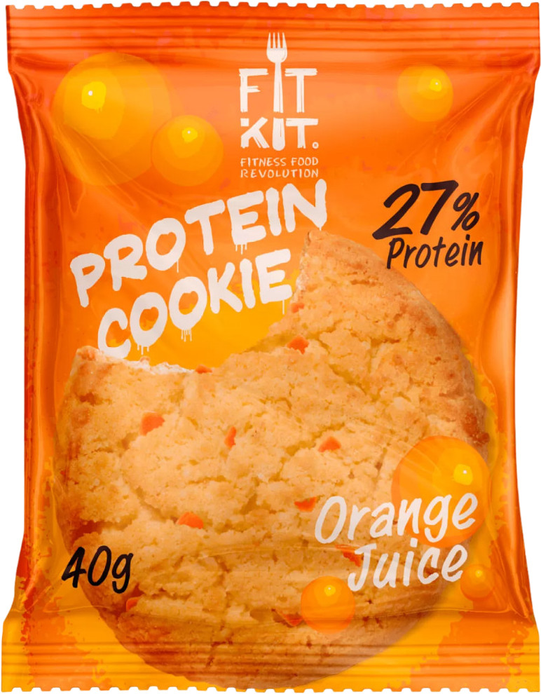 Десерт со вкусом апельсинового сока «FK Protein сookie» | FitKit