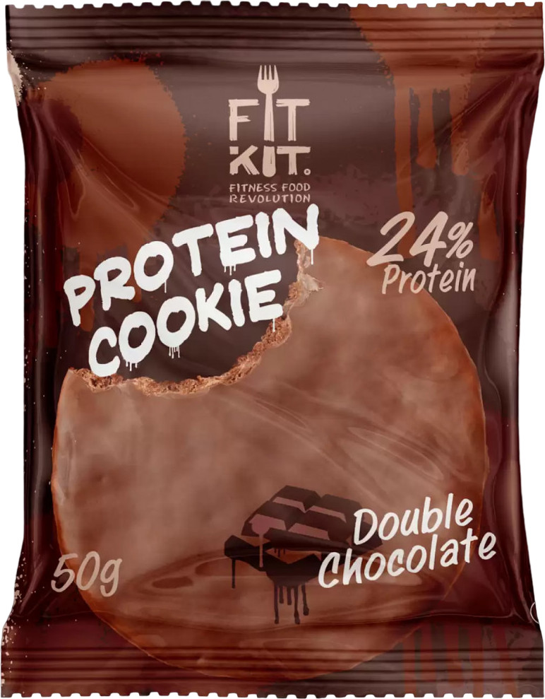 Десерт глазированный со вкусом шоколада «FK Protein chocolate сookie» | FitKit