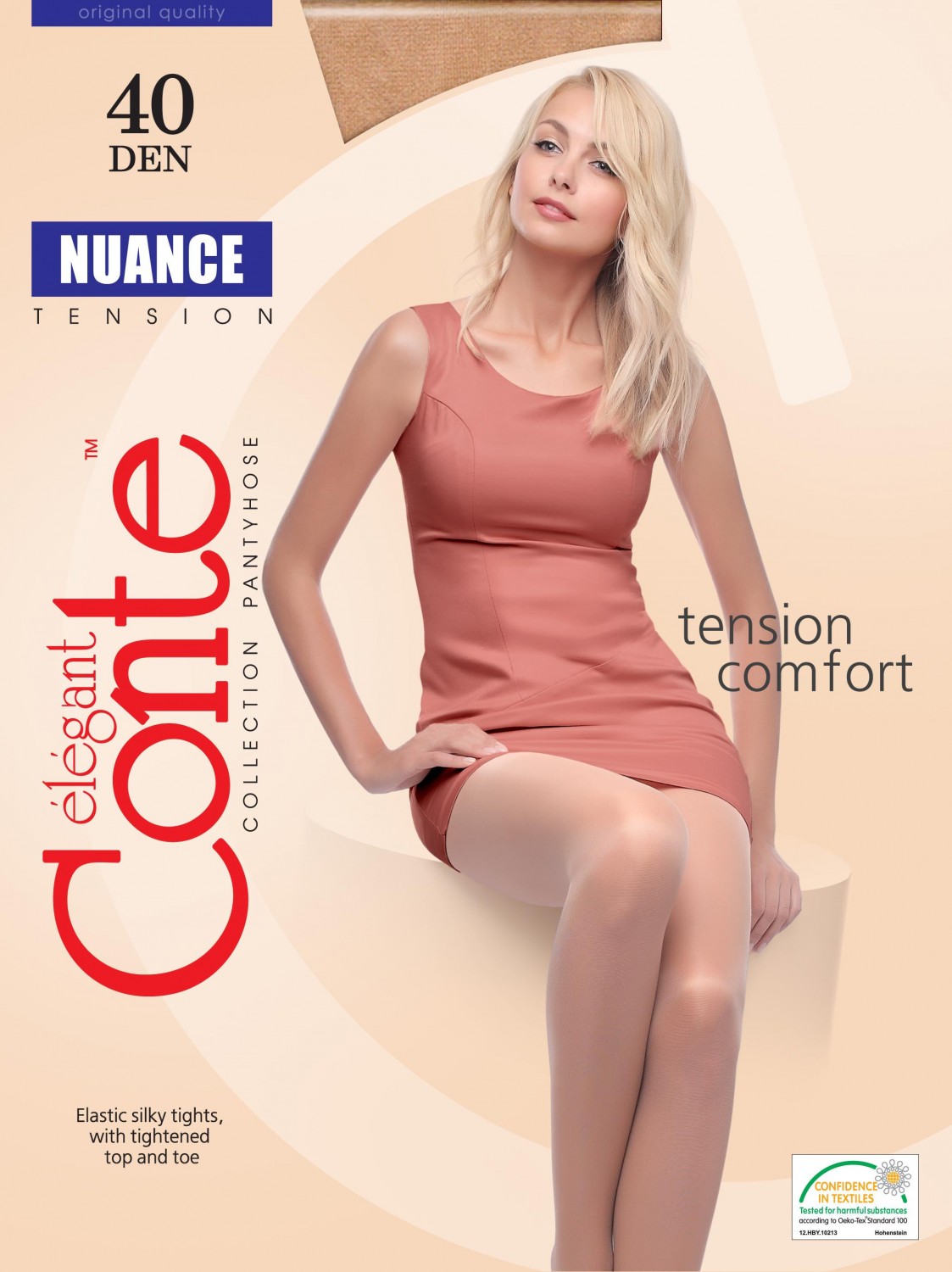 Колготки женские "Nuance" (nero, 40 Den) | Conte Elegant