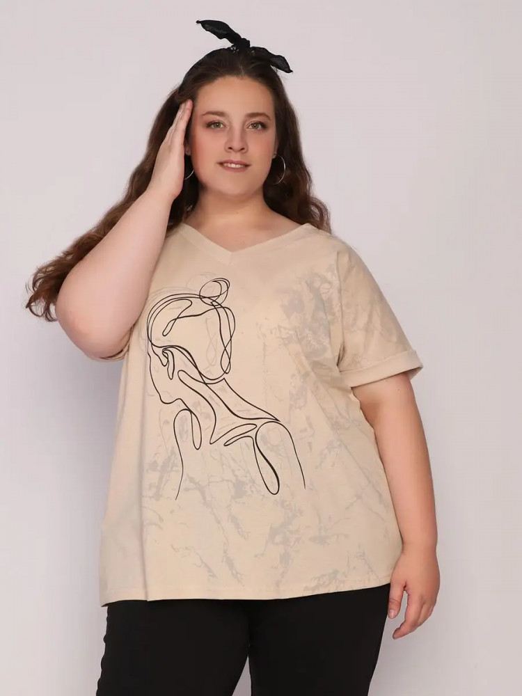 Футболка женская «Изящество plus» | MARGO
