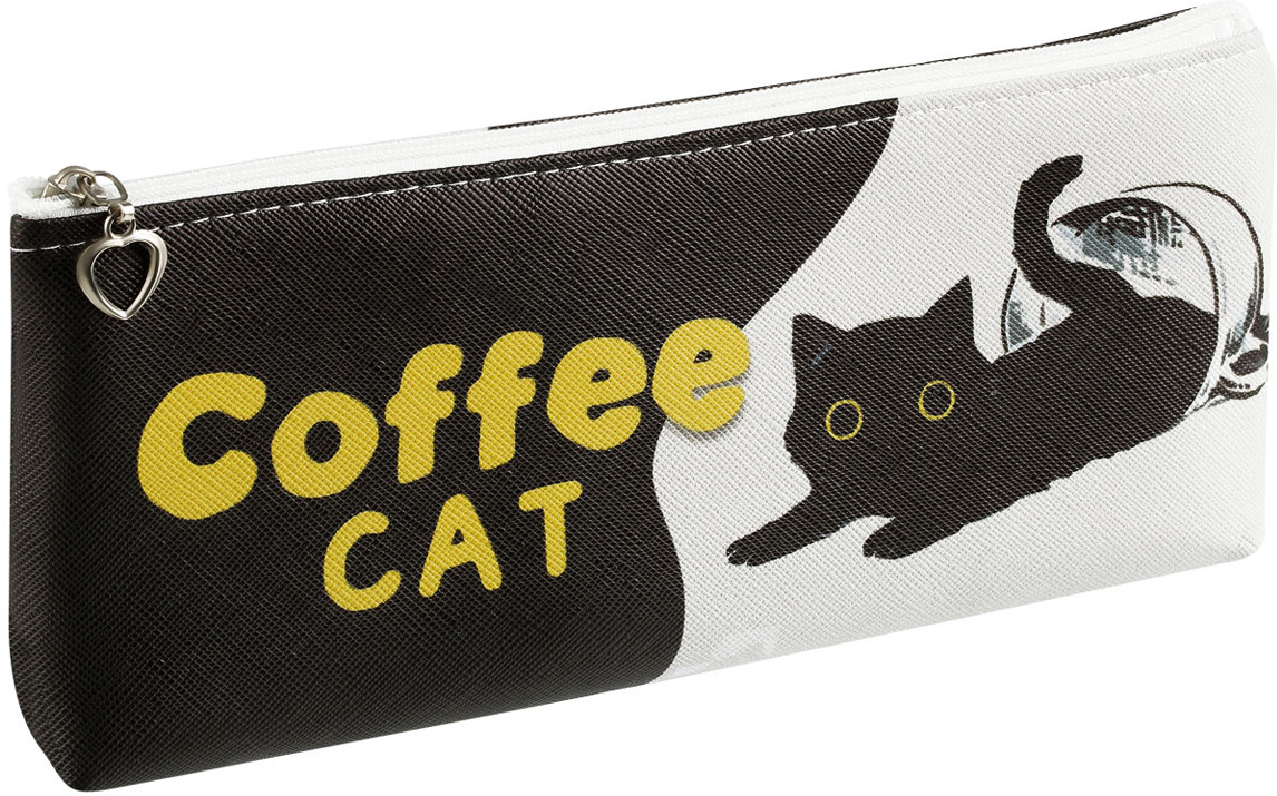 Пенал мягкий «Coffee cat» | Meshu