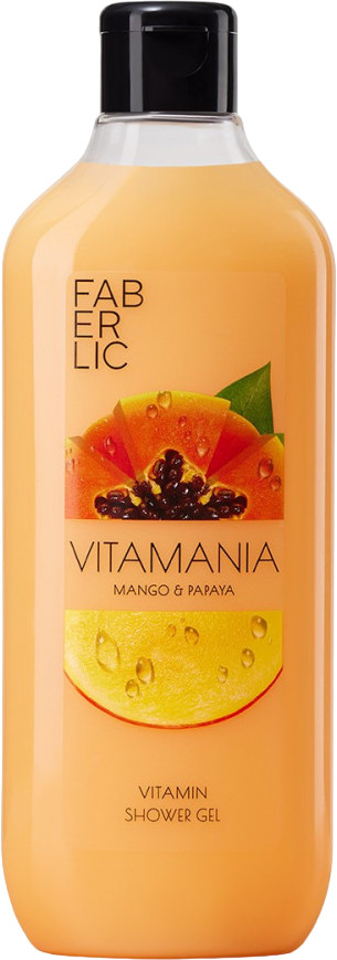 Витаминный гель для душа «Манго и папайя» | Faberlic