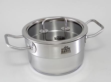 Кастрюля Miranda Chef (2,8 л) со стеклянной крышкой | Miranda | Stahlberg