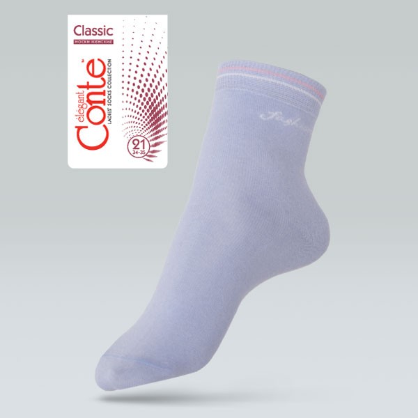 Носки женские хлопковые «Classic» | Conte Elegant