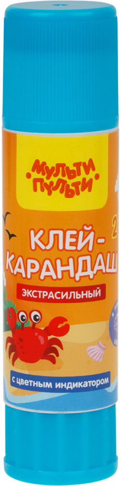 Клей-карандаш с синим индикатором | Приключения Енота | Мульти-Пульти